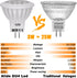 ALIDE 3W MR11 LED Light Bulbs, 12v 20w 35w Replacement, Low Voltage Fiber Optics Christmas Tree Outdoor Landscape Bulb, G4/GU4/GZ4 Bi-Pin Base, So...