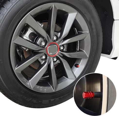 for Honda CRV Civic Accord CR- V XRV HRV Wheel Center Caps Hub Rings, Sporty Stickers Tire Hubcap Trims Decoration for Civic 2016-2025, for CRV 20...