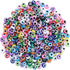 200 Pieces Flat Round Evil Eye Beads Handmade Resin Lampwork 8mm Charms Spacer Beads for Bracelets Necklace Jewelry Craft Making(Mix Colors)...
