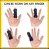 BodyMoves 2 Double Sided Solid Support Finger Splints Plus 2 Sleeves 2020 Edition(Aqua Blue)...