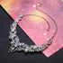 JOERICA Crystal Bridal Wedding Jewelry Set for Women Rhinestone Necklace Bracelet Earrings Set Bridal Jewelry Set for Wedding...