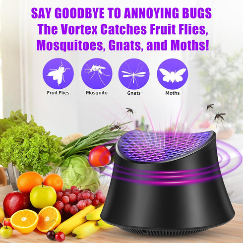 Indoor Insect Trap,Fruit Fly Trap Indoor for Home,Gnat Traps for House, Mosquito Traps,Zapper Fly Traps Catcher for Mosquito Hanging on The Wall,B...