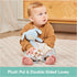 GUND Baby Sustainably Soft Puppy Lovey, Stuffed Animal Plush Blanket Made from 100% Recycled Materials, for Babies and Newborns, Blue/Cream, 10”...