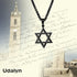 Udalyn Star of David Pendant Necklace Stainless Steel Jewish Jewelry for Men Women Religious 20"...