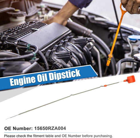 uxcell 1 Pcs Engine Oil Dipstick Engine Oil Fluid Level Dipstick for Honda CR-V EX EX-L LX 2.4L L4 Gas 2007-2009 No.15650RZA004...