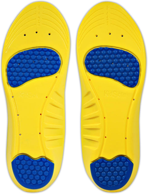 Children's Athletic Memory Foam Insoles for Arch Support and Comfort for Active Children ((24 CM) Kids Size 2-6)...