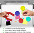 Mini Dry Erase Erasers, IHPUKIDI 48 Pack Magnetic Whiteboard Dry Erasers Chalkboard Cleaner Wiper for kids and Classroom Teacher Supplies, Home an...