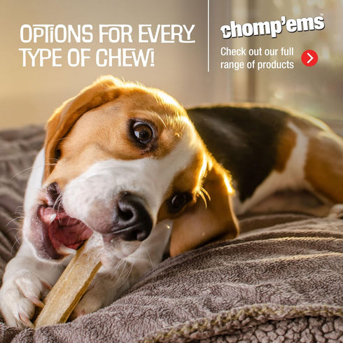 CHOMP 'EMS Ruffin' It 21002 Purehide Dog Chew, 5 oz...