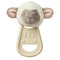 Mary Meyer Teething Toys Simply Silicone Teether with Soft Toy, 6-Inches, Lamb...