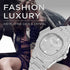 Luxury Unisex Watch Crystal Diamond Watches Big Face Women's Men's Quartz Watch Gold Color Silver Color Rose Gold Color Stainless Steel Wrist Watc...