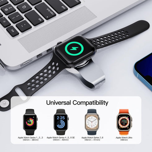 ???????????????? Compatible with Apple Watch Charger - Portable Magnetic Quick Charge for All Series-Ultra Series 9 8 7 SE 6 5 4 3 2 1 - Cableless...