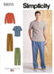 Simplicity Men's Knit Top and Pants Sewing Pattern Kit, Code S9315, Sizes XS-S-M-L-XL-XXL, Multicolor...