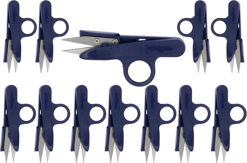 Golden Eagle Sharp Point Quick-Clip Lightweight Thread Snippers (12 Piece Pack)...