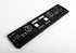 Standard Black Euro License Plate Holder - Universal Mounting Frame/Bracket...