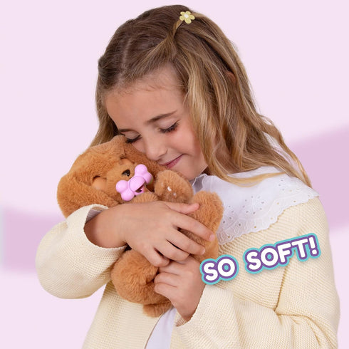 IMC Toys Baby Paws - Cocker Spaniel Puppy with Carrier | Soft and Cuddly Toy Puppy That Make 5 Adorable Sounds for Kids, Ages 4+...