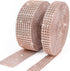 BTSD-home 20Yards Rhinestone Diamond Ribbon Roll for Wedding Cakes, Birthday Decorations, Baby Shower Events, Arts and Crafts Projects 2 Rolls (Ch...