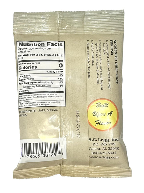 A.C. Legg Old Plantation Seasonings - Blend 7 - Pork Sausage Seasoning...