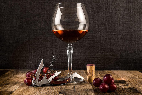 Laguiole Style de Vie corkscrew, bottle opener with foil cutter, rosewood...