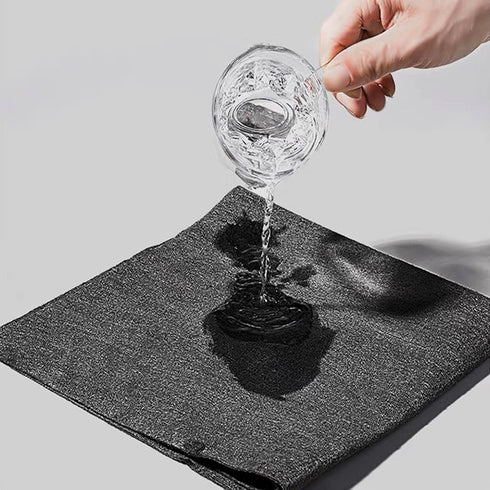 Magic Glass Cleaning Cloth - Streak Free, Ultra-Absorbent car Window Fog Remover, Monitor Screen, and Glasses Cleaning Towel Made from Seaweed fib...