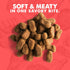 Cloud Star Wag More Bark Less Meat Cravers Soft Chews Dog Treats, Beef 5 oz. Bag...