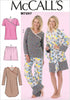 McCall's Patterns M7297 Misses'/Women's Robe, Belt, Tops, Dress, Shorts & Pants, RR (18W-20W-22W-24W)...