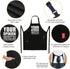 Grill Aprons for Men Funny - Your Opinion Wasn’t in the Recipe - Men’s Kitchen Chef Cooking Grilling BBQ Apron with 2 Pockets - Birthday Fathers D...