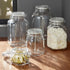 Bormioli Rocco Fido Clear Glass Jar with 85 mm Gasket,0.5 Liter (Pack of 2)...