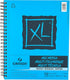 Canson XL Series Mixed Media Pad, Rough Texture, Side Wire, 9x12 inches, 50 Sheets – Heavyweight Art Paper for Watercolor, Gouache, Marker, Painti...