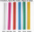 BATDIYOW Mini Glitter Glue Gun Sticks Colored 30 PCS 6 Colors 0.27 in x 4 in Compatible with Most Glue Guns...