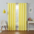 ECLIPSE Kendall Modern Blackout Thermal Rod Pocket Window Curtain for Bedroom or Living Room (1 Panel), 42 X 54, Lemon...