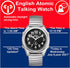FIVE SENSES Atomic Talking Watch Seniors Men Women Loud Talking Sound Alarm for Visually Impaired...