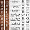25PCS Reusable Template for Painting Wood, Large Welcome and Sweet Home Stencils Seasonal Stencils Farmhouse Stencils for Signs, Walls & Home Deco...