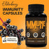 Immune Support Supplement, Elderberry Capsules with Vitamin D3, Vitamin C and Zinc for Immune Support, Immune Boosters for Adults...