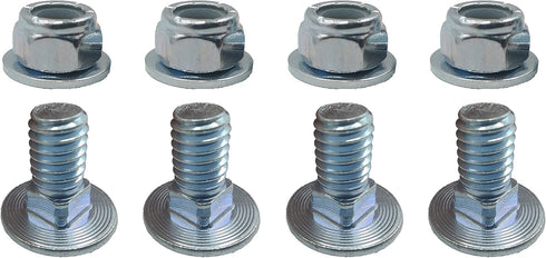 4-Pack 784-5581A (5/16-18) 5/8" Carriage Bolts Nuts kit fits MTD Shave Plate Scraper Bar 790-00120-0637 Snow blowers...