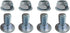 4-Pack 784-5581A (5/16-18) 5/8" Carriage Bolts Nuts kit fits MTD Shave Plate Scraper Bar 790-00120-0637 Snow blowers...