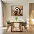 Posterizer 1 pcs- Beautiful white horse oil painting style-Art for Animal Lovers- Gift for Men Women Entrepreneur Teens-decor for Bedroom, Office,...