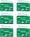 MagDepo 6 Pack Credit Card Size Magnifier Ruler Fire Starter Magnifying Glass Wallet Pocket Magnifier for Reading Small Print, Maps, and books -Gr...