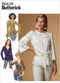Butterick B6628A5 Easy Women's Wrap Front Blouse Sewing Patterns, Sizes 6-14...