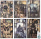 180Pcs Dark Fantasy Scrapbook Paper, Vintage Gothic Journal Ephemera Pack, Junk Journal Supplies for Scrapbooking Kit, with Glue Tape...