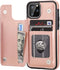for iPhone 11 Pro Wallet Case with Card Holder,OT ONETOP PU Leather Kickstand Card Slots Case,Double Magnetic Clasp and Durable Shockproof Cover f...