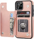 for iPhone 11 Pro Wallet Case with Card Holder,OT ONETOP PU Leather Kickstand Card Slots Case,Double Magnetic Clasp and Durable Shockproof Cover f...