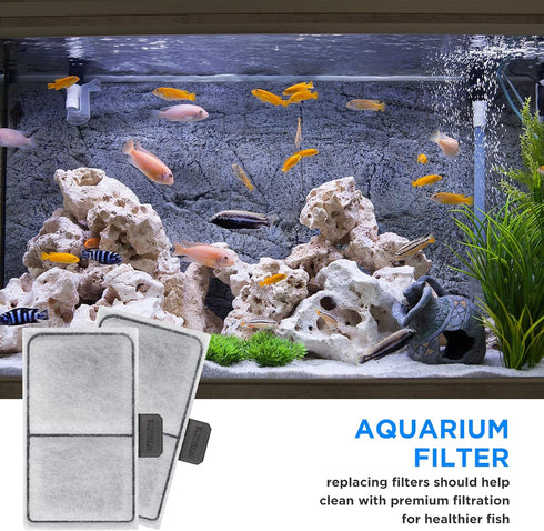 HiTauing 8 Pack Filter Cartridges Compatible with Top Fin EF-S Element and BF5 BETTAFLO...