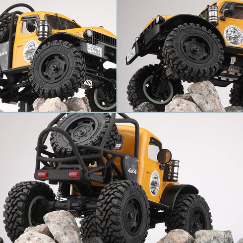 4PCS 1.33 Inch Rubber Butyl Rain Forest Mud Tire with Sponge Liner for 1/18 1/24 Scx24 Fcx24 TRX-4M Bronco RC Car Wheel Upgrade Accessories...