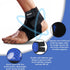 Kids/Youth Ankle Brace, Adjustable Breathable Ankle Support Plantar Fasciitis Compression Sleeve Foot Brace Heel Protector Wrap for Protection Ten...