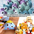 360 Pcs Large Plastic Safety Eyes and Noses 12-30mm Assorted Sizes with Washers for Crochet Big Stuffed Animals Needle Felting Crafts Dolls DIY, B...