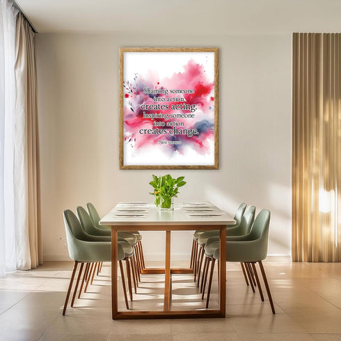 Posterizer 1 pcs-Inspiration Creates Change-Neil Strauss-Musical Art Collection-Quotes- unframed wall art...