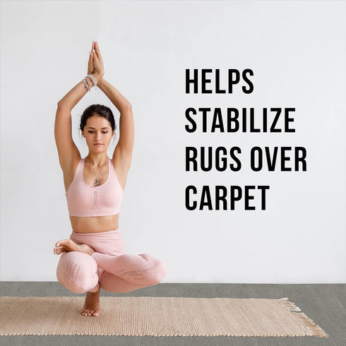 Grip-It Magic Stop Rug PAD, 2x8, White...