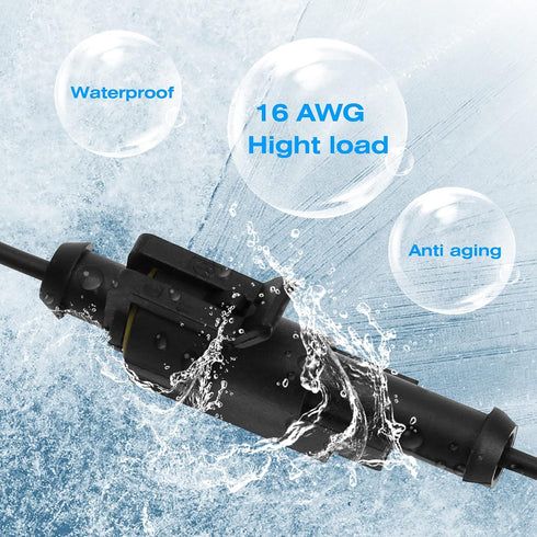 1 Pin Connector Waterproof Connector Plug,Male and Female Way Wire Suitable for car Truck, Boat and Other Wire Connection (10 Pack)...
