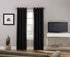 Sun Zero Nordic Theater Grade Extreme 100% Blackout Grommet Curtain Single Panel, 52" x 63", Black...