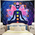 Maccyafst Seven Chakra Yoga Meditation Wall Hanging - Colorful Mandala Indian Hippie Chakra Tapestry for Studio Room (H51.2 W59.1)...